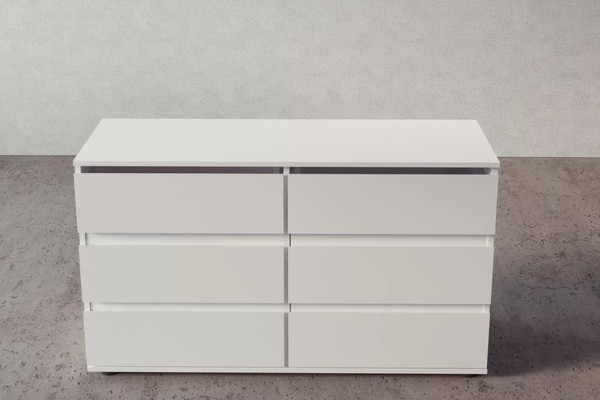 Изображение товара Комод Stolline Somero 6 ящиков / 467.06 (белый)