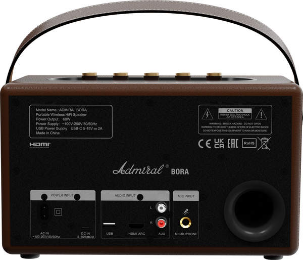 Изображение товара Портативная колонка ADMIRAL Bora (коричневый)