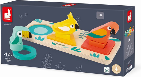 Изображение товара Сортер Janod Геометрические фигуры J08266