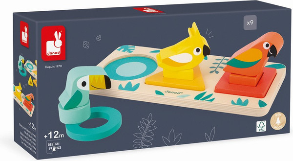 Изображение товара Сортер Janod Геометрические фигуры J08266