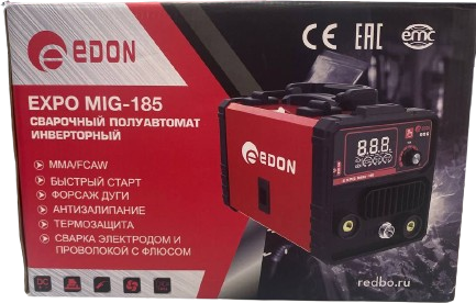 Изображение товара Полуавтомат сварочный Edon Expo MIG-185