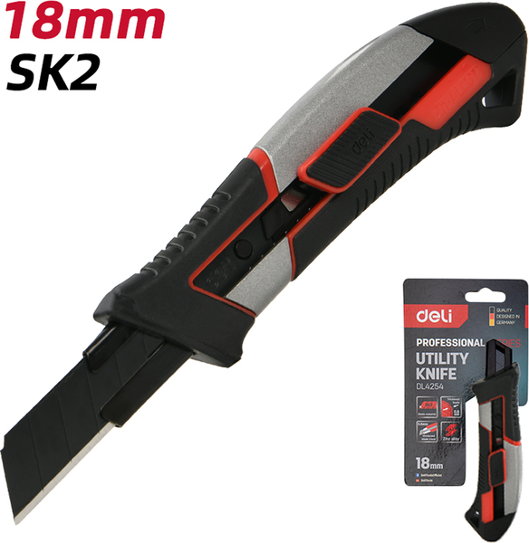 Изображение товара Нож канцелярский Deli EDL4255