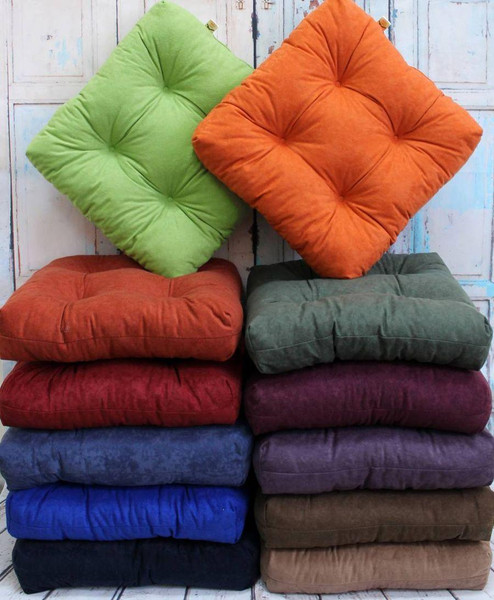 Изображение товара Подушка на стул MATEX Velours / 37-156 (коричневый)