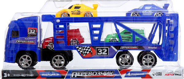 Изображение товара Автовоз игрушечный Автоград 2017 / 10390679 (синий)