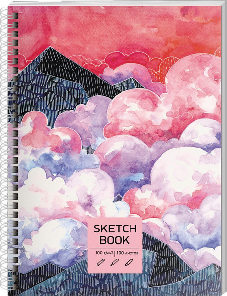 Изображение товара Скетчбук Paper Art Kids Sketchbook. Акварельный пейзаж / ТС51004826