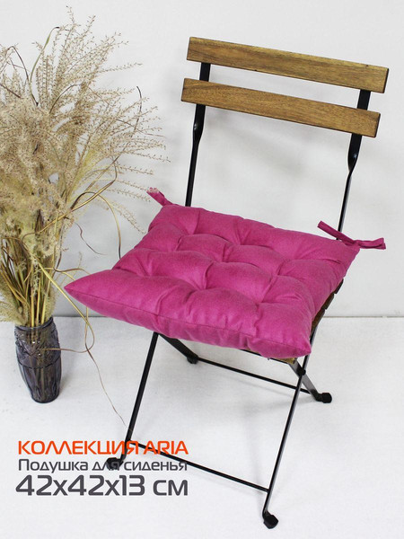 Изображение товара Подушка на стул MATEX Aria / 60-116 (фуксия)