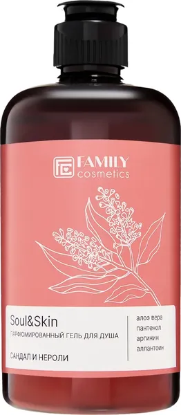 Изображение товара Гель для душа Family Cosmetics Сандал и Нероли (470мл)