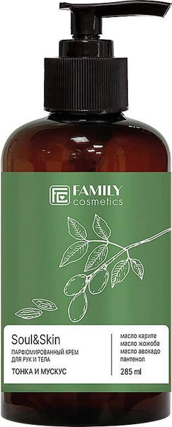 Изображение товара Крем для тела Family Cosmetics Тонка и Мускус (285мл)