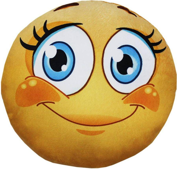 Изображение товара Подушка для автомобиля MATEX Emoji. Скромняжка / 26-860 (желтый)