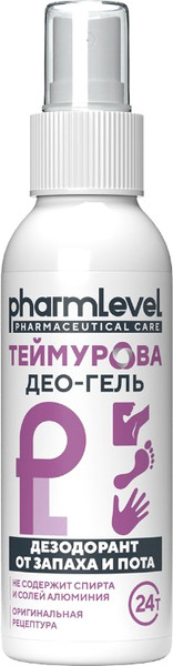 Изображение товара Дезодорант для ног Pharmlevel Теймурова Део-гель от запаха и пота (100мл)