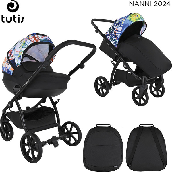 Изображение товара Детская универсальная коляска Tutis Nanni 2 в 1 / 1532118 (White Painting)