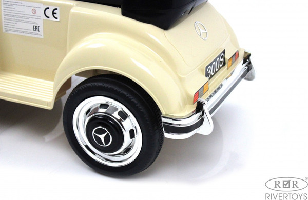 Изображение товара Детский автомобиль RiverToys Mercedes-Benz 300S / LS-128A (бежевый)