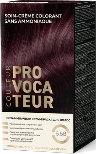 Изображение товара Крем-краска для волос Provocateur Couleur тон 6.68 пурпурная орхидея