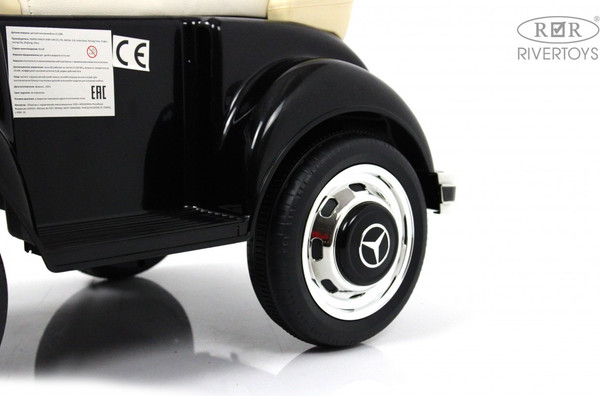 Изображение товара Детский автомобиль RiverToys Mercedes-Benz 300S / LS-128A (черный)