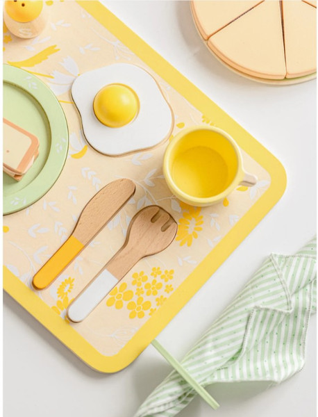 Изображение товара Набор игрушечной посуды Classic World Завтрак на подносе CW50575