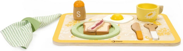 Изображение товара Набор игрушечной посуды Classic World Завтрак на подносе CW50575