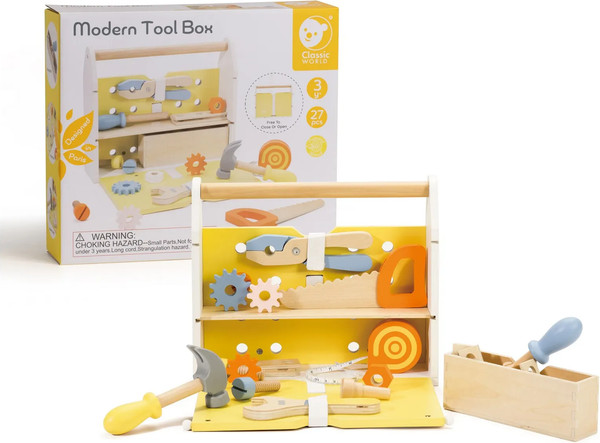 Изображение товара Набор инструментов игрушечный Classic World Ящик с инструментами CW20177