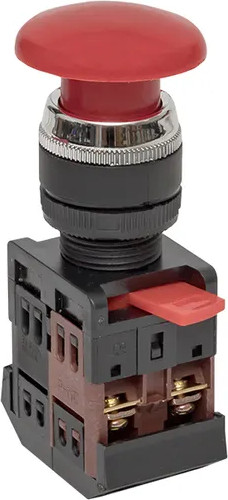 Изображение товара Кнопка для пульта EKF Грибок AEA-22 NO+NC / pbn-aea-r (красный)
