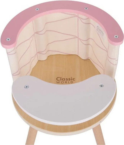 Изображение товара Аксессуар для куклы Classic World Стульчик для кормления кукол CW50548