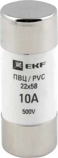Изображение товара Предохранитель плавкий EKF pvc-22x58-10