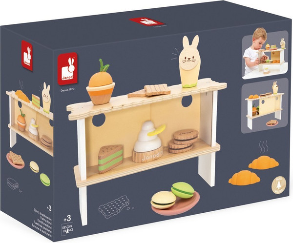 Изображение товара Магазин игрушечный Janod Прилавок в кондитерской / J06557