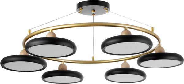 Изображение товара Люстра BayerLux Моника 10059031 (черный/золото)
