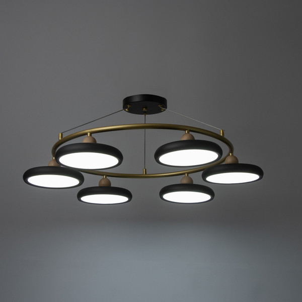 Изображение товара Люстра BayerLux Моника 10059031 (черный/золото)