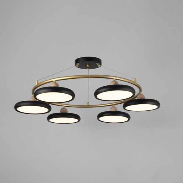 Изображение товара Люстра BayerLux Моника 10059031 (черный/золото)