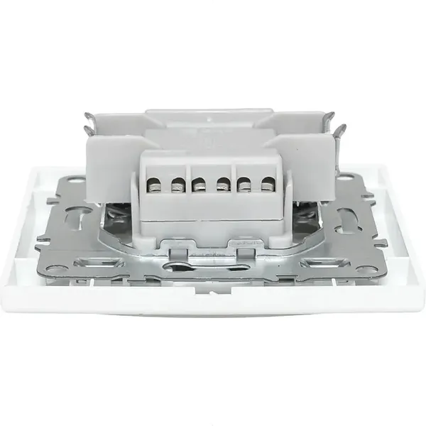 Изображение товара Выключатель EKF Минск СП 2кл 10А / ERV10-023-10 (белый)