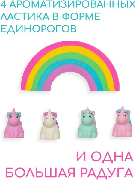 Изображение товара Набор ластиков OOLY Единороги 112-082 (5шт)