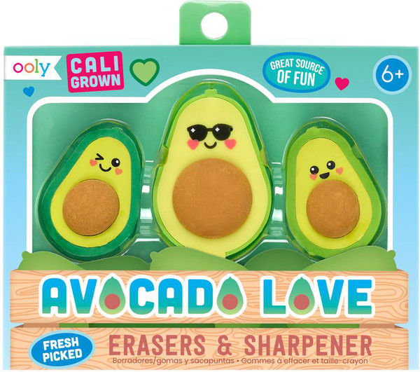Изображение товара Набор ластиков OOLY Авокадо 112-113