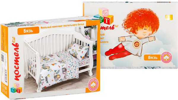 Изображение товара Комплект постельный для малышей АртПостель Барашки 130