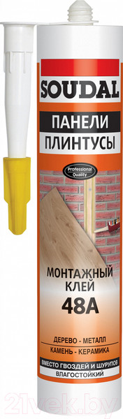 Изображение товара Жидкие гвозди Soudal 48А (280мл, бежевый)