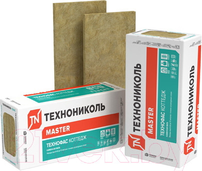 Изображение товара Минеральная вата Технониколь Технофас Коттедж 1200x600x50 (упаковка)