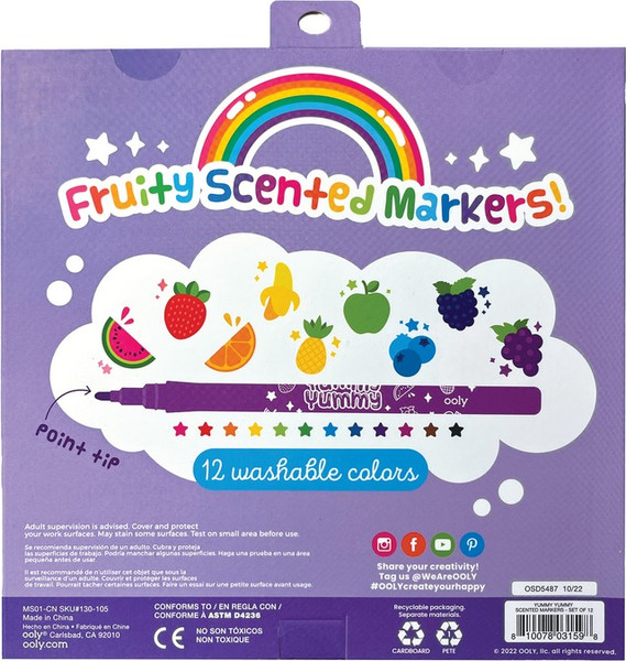 Изображение товара Фломастеры OOLY 130-105 (12цв)