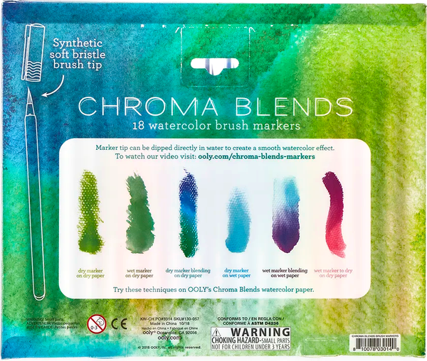 Изображение товара Фломастеры OOLY 130-057 (18шт)