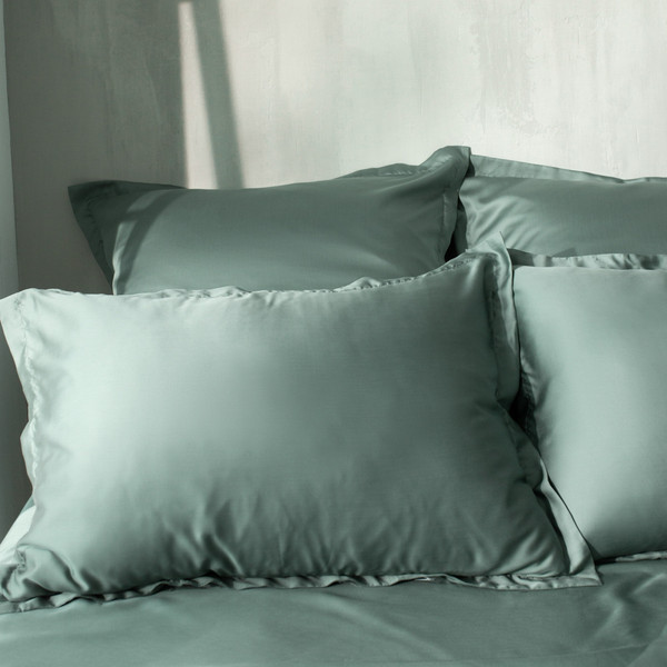 Изображение товара Наволочка Sima-Land Home Tencel 50x70 / 10285284 (оливковый)