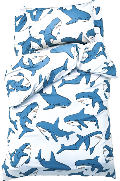 Изображение товара Комплект постельного белья Этель Funny shark 1.5сп / 10678936