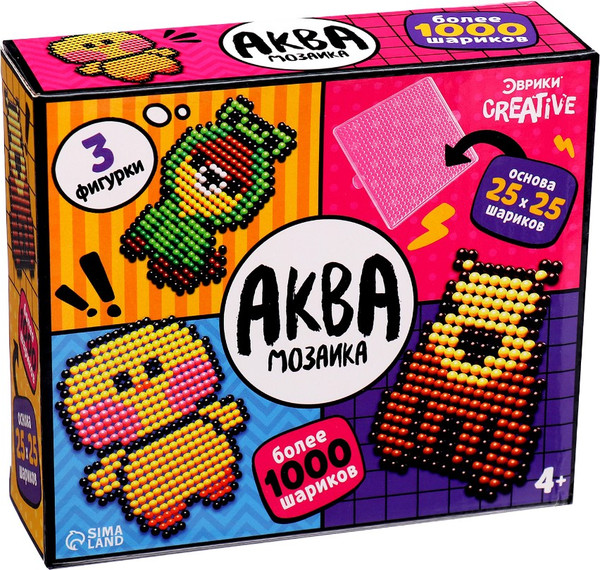 Изображение товара Развивающая игра Эврики Аквамозаика. Зверята / 10417632