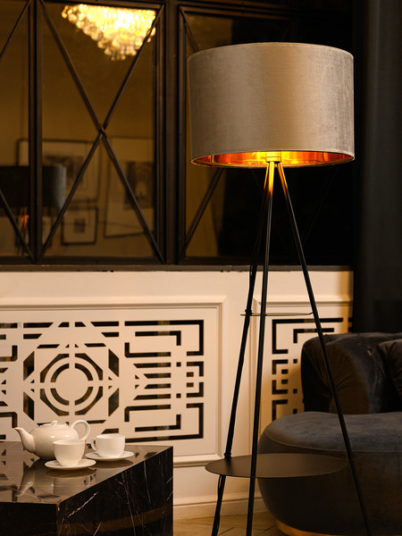 Изображение товара Торшер ArtStyle HT-777BGY (черный/серый)