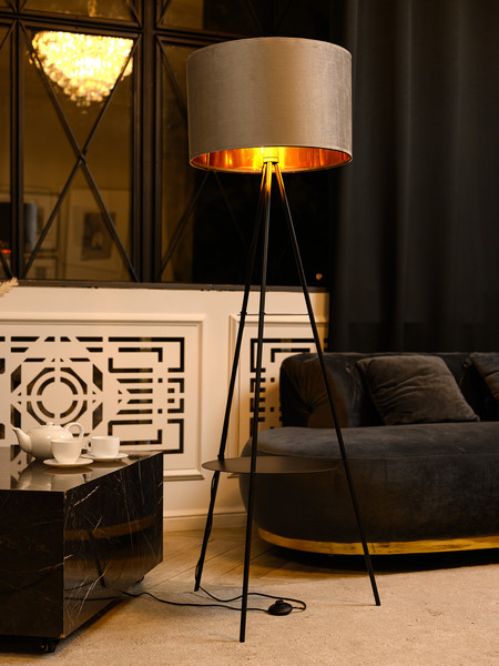 Изображение товара Торшер ArtStyle HT-777BGY (черный/серый)