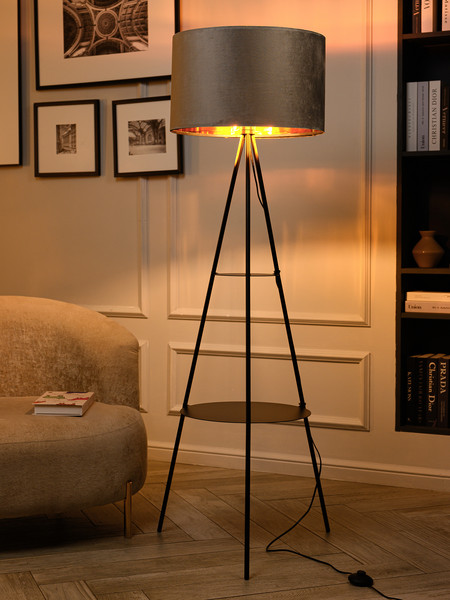 Изображение товара Торшер ArtStyle HT-777BGY (черный/серый)