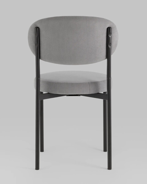 Изображение товара Стул Stool Group Бриф / AV 477-C83-9005 (велюр серый)