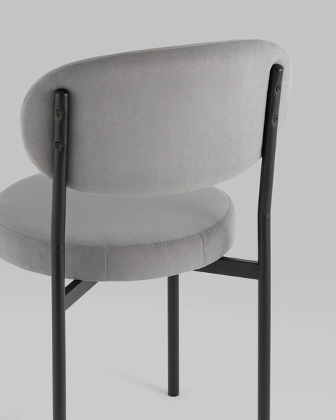 Изображение товара Стул Stool Group Бриф / AV 477-C83-9005 (велюр серый)