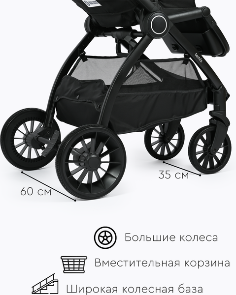 Изображение товара Детская прогулочная коляска Tomix Walker / BD101SINGL (Single Green)