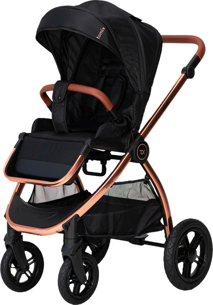 Изображение товара Детская прогулочная коляска Tomix Walker Lux Single / BD101SINGLLUX (Black/Rose Gold)