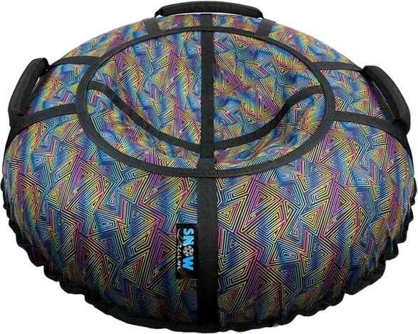 Изображение товара Тюбинг-ватрушка Hubster SnowDream Glamour S Зигзаг 120см / во9020-3