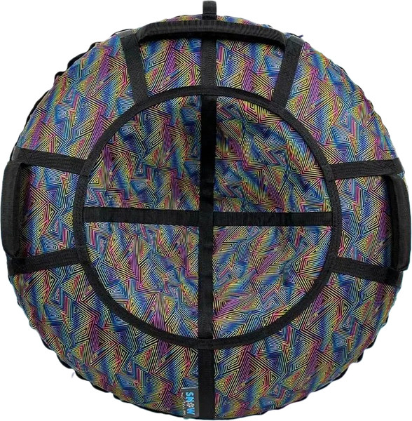 Изображение товара Тюбинг-ватрушка Hubster SnowDream Glamour S Зигзаг 120см / во9020-3