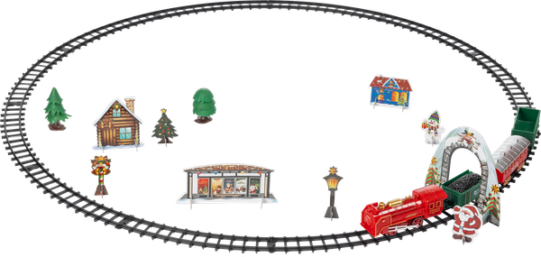 Изображение товара Железная дорога игрушечная Labalu Рождественское путешествие / 268