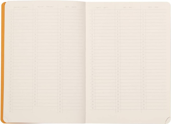 Изображение товара Еженедельник Rhodia Rhodiarama Perpetual / 117194C (64л, мандариновый)